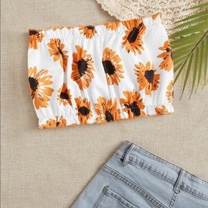 NWOT Sunflower crop top